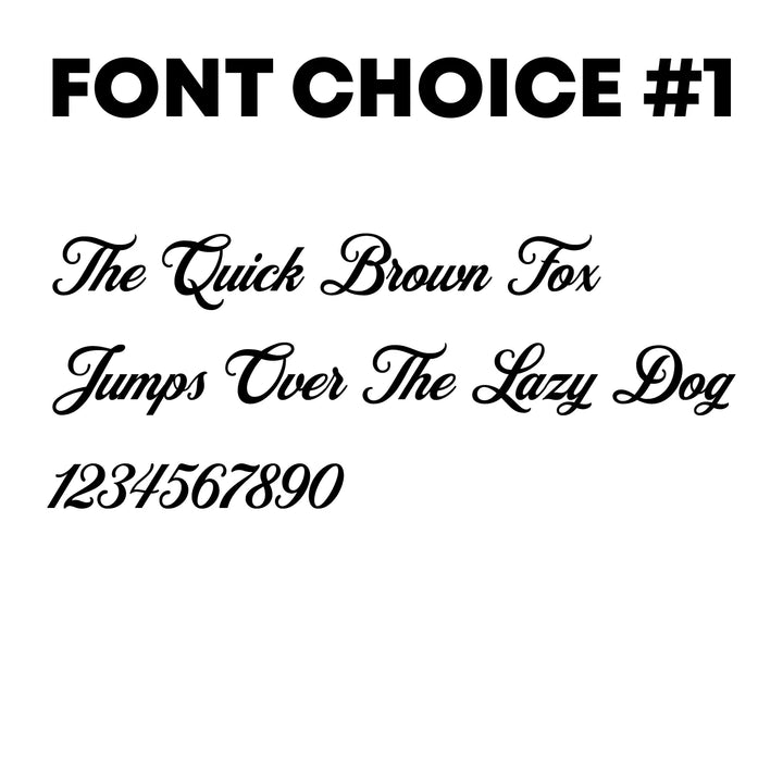 Font Choices